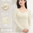 M / Beige - single top