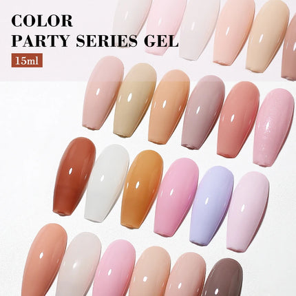 Arte Clavo TPO FREE HEMA FREE Gel Nail Polish UV Multi Use Semi Permanent Soak Off Autumn Winter Nail Art Hybrid Varnish 15ml