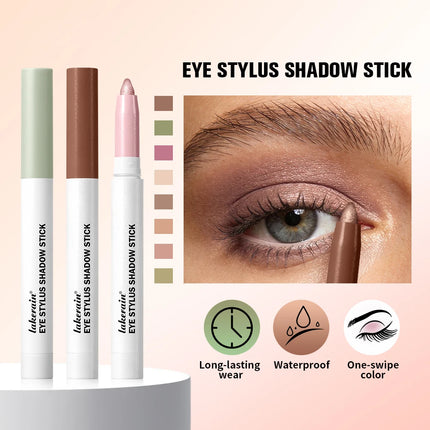 10 Colors Eyeshadow Sticks Long Lasting Waterproof Shimmer Glitter And Matte High Pigmented Eyeshadow Pencil Crayon Makeup