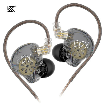 KZ EDX Lite Wired In Ear Earphones  Monitor Stage Live Headphones HIFI Stereo Bass Music Earbuds Sports Gaming Headset