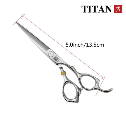 TITAN Professional Barber Tools Hair Scissor Cutting Thinning Hairdressing Shear 5.0/5.5/6.0/6.5 Inch Japan 440C Steel