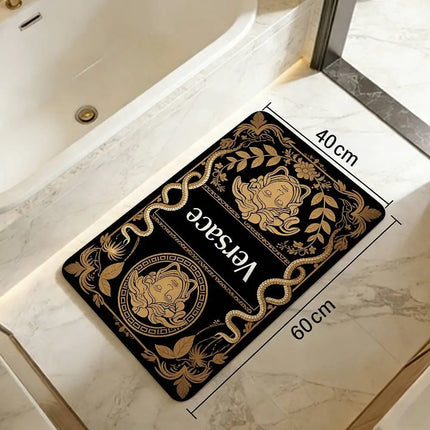 Fashion And Luxury V-Versace Entrance Door Mat Nordic Style Home Doormat Bathroom-Toilet Mats Bedroom Hotel Decor Mat