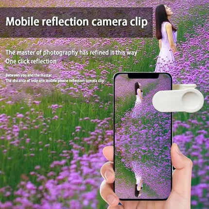 Smartphone Camera Mirror Reflection Clip Kit Mobile Phone Reflection Camera Clip Selfie Reflector Mobile Phone Shooting Supplies