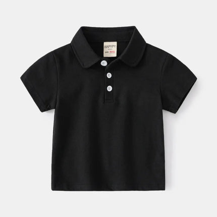 Boys Clothes Long Sleeve Polo Shirts for Kids Baby Tops Pure Cotton Sport Tops Spring Autumn Lapel Sweatshirts Children Clothing