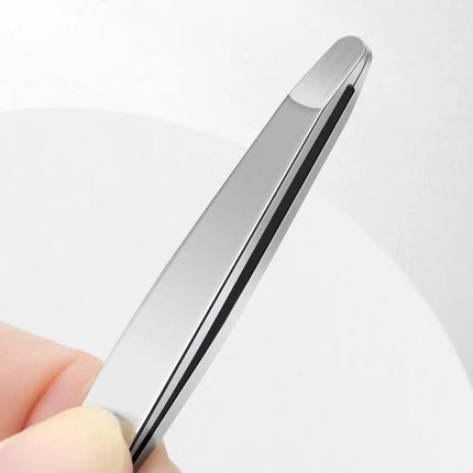 Stainless Steel Brow & Facial Hair Remover Eyebrow Tweezers Non-slip Makeup Remover Tweezer Tools Hair Removal Makeup Tools