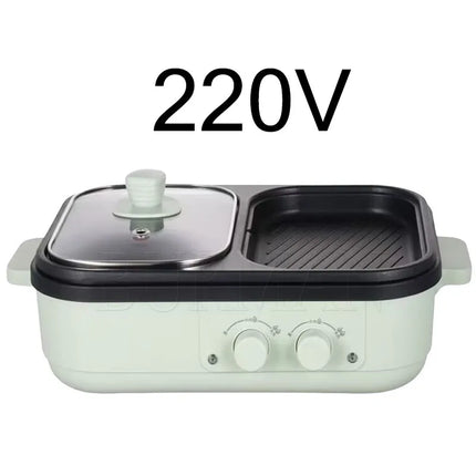 Household Grill Hot Pot Machine Electric Cooking Pot Barbecue Machine Electrique Pour