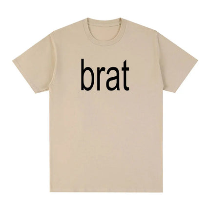 Charli Xcx with Special Guest Shygirl T-Shirts Brat Album Vintage T shirt Men/Women Clothing Aesthetic Cotton T-shirt Streetwear
