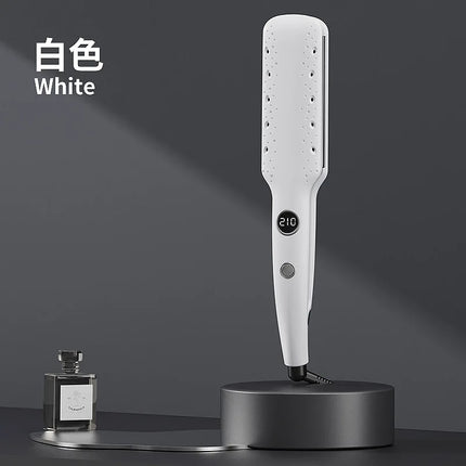 Korean-style wide-plate styling hair straightener and curler, dual-use hair straightener, straightening comb