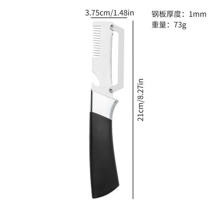 2 in 1 Stainless Steel Super Sharp Ergonomic Design Multifunctional Peeler Vegetable Fruit Kitchen Tool for Home