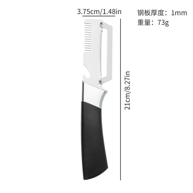 2 in 1 Stainless Steel Super Sharp Ergonomic Design Multifunctional Peeler Vegetable Fruit Kitchen Tool for Home