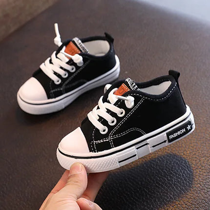 2025 New Children's Canvas Shoes Fashion Baby Board Shoes Girls' Breathable Single Shoes Boys' Casual Shoes