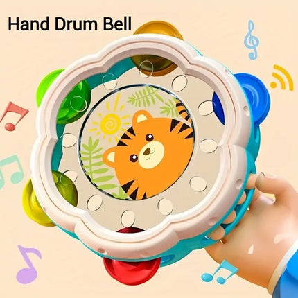 Montessori Musical Instruments Hand Drum Shaking Rattles Infant Kids Interactive Educational Toys Baby Sensory Newborn Gift