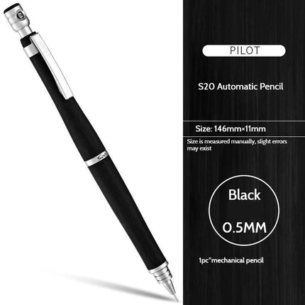 Japanese Pilot S20 Auto-Advance Mechanical Pencil,Premium Wood Body No Lead Breakage lapiseira profissional for drawing,writing