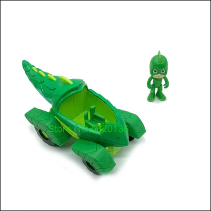 New Figure Masks Toy Set with Vehicle Of Toys Cars Figures Christmas PJ Toys Kids Gifts