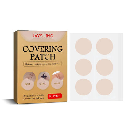 Skin concealing patch-waterproof cover for scars, tattoos, acne marks, birthmarks-natural looking, breathable, reusable