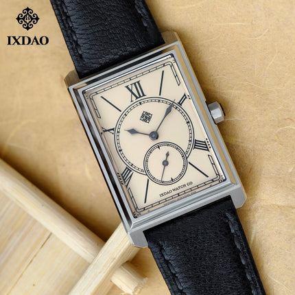 2026 New IX&DAO Men Quartz Watch Square Neutral Clock Stainless Steel Sapphire Glass Swiss Movement 5Bar Waterproof Reloj Hombre