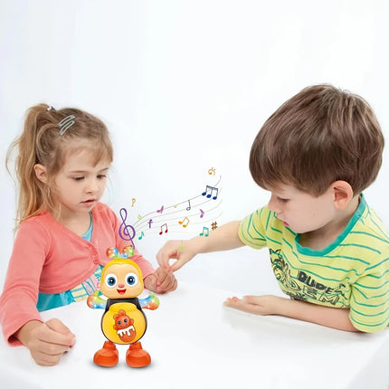 Dancing Bee Electric Toys Musical Toys Electronic Cartoon Bee Preschool Learning Toys Educational Toys Interactive