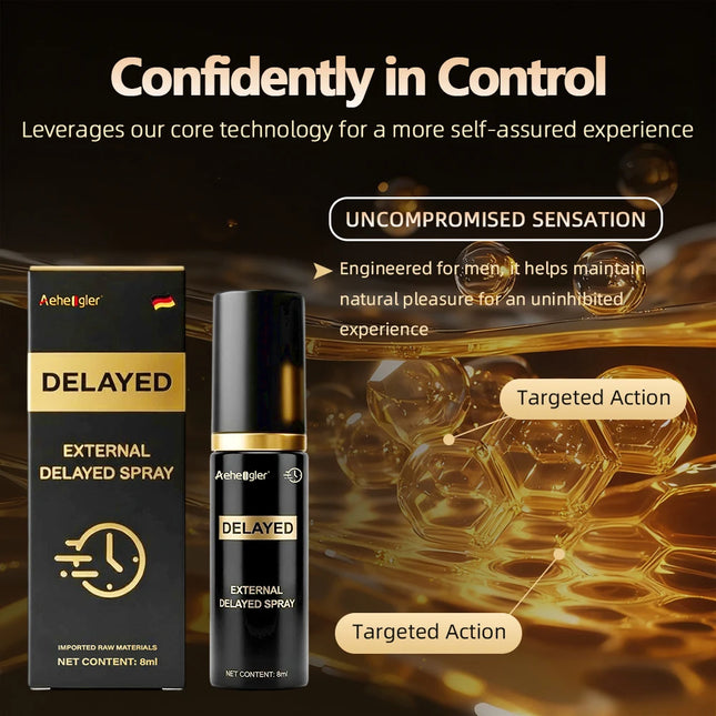 Delay Ejaculation Sex Spray for Men Non-Numbing Male External Use Prolong Penis Enlargment Anti Premature Ejaculation Topical