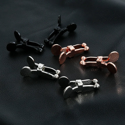 New Style Flirting Nipple Clamps Stainless Steel Breast Stimulator Clip Nipple Accessories Bondage Slave Sex Toys For Adults