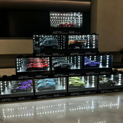 Voice controlled display box, car model figurine, storage box, desktop decoration, car model collection box, gift