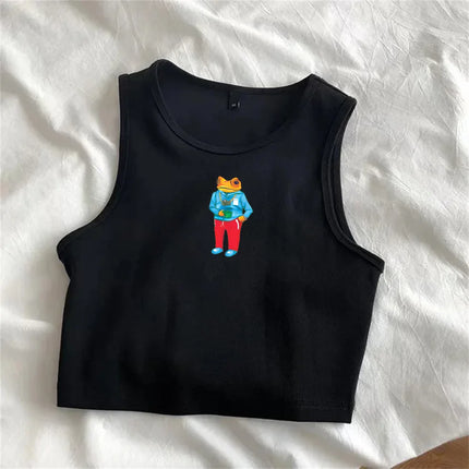 Bad Bunny Women Tank Top Frog Debí Tirar Más Fotos DTMF Should Take More Photos