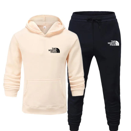 2025 Autumn New print Men's Women Fashion Casual Tracksuits Outdoor Fitness Jogging Hooded Sets Sports Luxury Hoodie+
