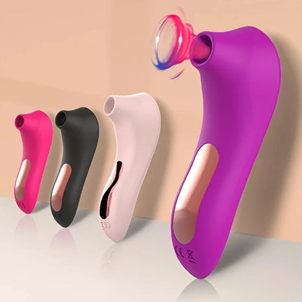 Rechargeable Waterproof Silicone Female Suction Vibrator Clitoris G-Spot Portable Adult Masturbator Massager Sex Machine
