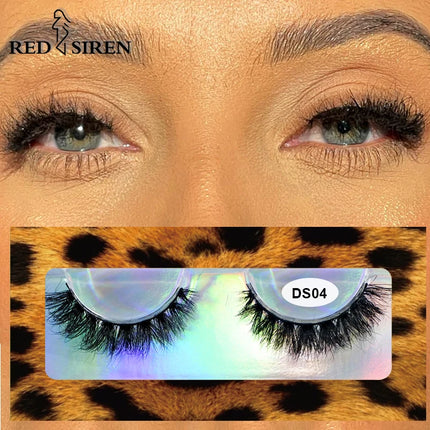 Cruelty Free Fluffy Mink Eyelashes High Quality C/D Curl Soft Wispy Volume Strip Lashes Natural Mink Lashes