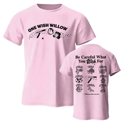 Movie Obsession One Wish Willow  T-shirt Short Sleeve Cotton Summer Casual Tshirts Unisex Streetwear Fashion Design Graphic Tees