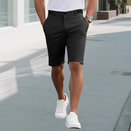 Hot Men's Summer Casual Shorts Lightweight Quick Dry Golf Shorts with 4 Pockets Basic Streetwear