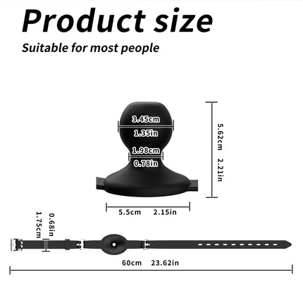 New Silicone Mouth Gags BDSM Breathable Ball Gag Adjustable Belt Bondage Restraints Adult Games Sex Toys For Couple Role Play