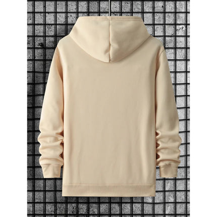 Ling Moyun'S Selected Spring And Autumn Essential Hooded Pullover Sweatshirt, Fashionable Printed Craftsmanship,
