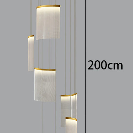 Modern home decor led lights pendant light lamps forstaircase Chandeliers for living room hanging light indoor lighting