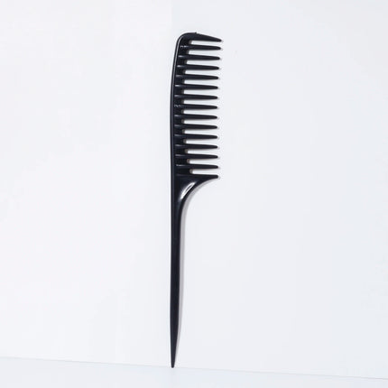 Wide toothed pointed tail comb set, heat-resistant hair styling comb, durable ABS plastic handle, special for real hair wigs