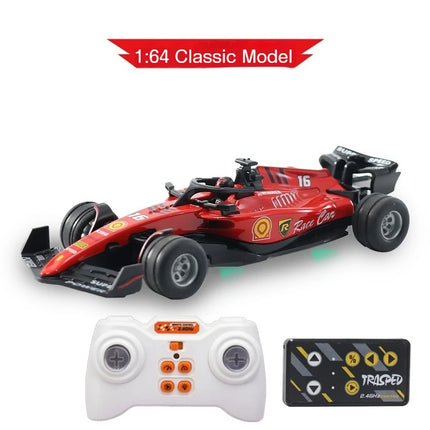 F1 Formula Racing Car 1:64 RC Car mini 2.4G APP Control  Alloy Remote Control Car with Light Toys for Children's Christmas Gifts