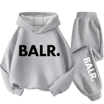 Kids Fashion Simple USA New York Alphabet Print Casual Suit Boys Outdoor Sports Suit Girls Fall and Winter Comfortable Warm Suit