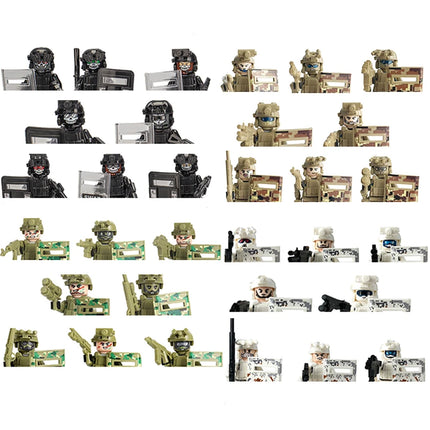 Building block toys, mini figures, character action figures, city people, building block accessory sets, children's gifts