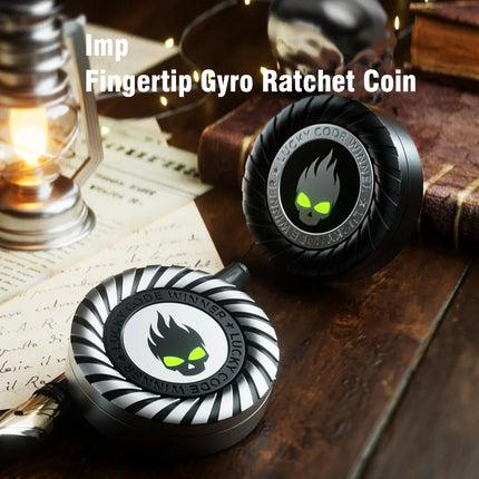 Little devil Metal Ratchet luminous Fidget spinner EDC Fidgeting toys Stress - relieving juguetes sensoriales adulto kids gift