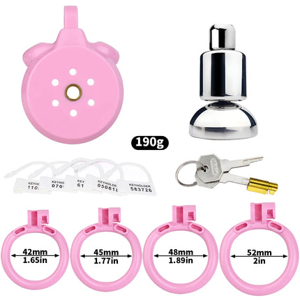Strapon Flat Chastity Cage With Elastic Band Belt 4 Sizes Penis Ring Male Chastity Belt Sexshop BDSM Men Femboy Sissies 18