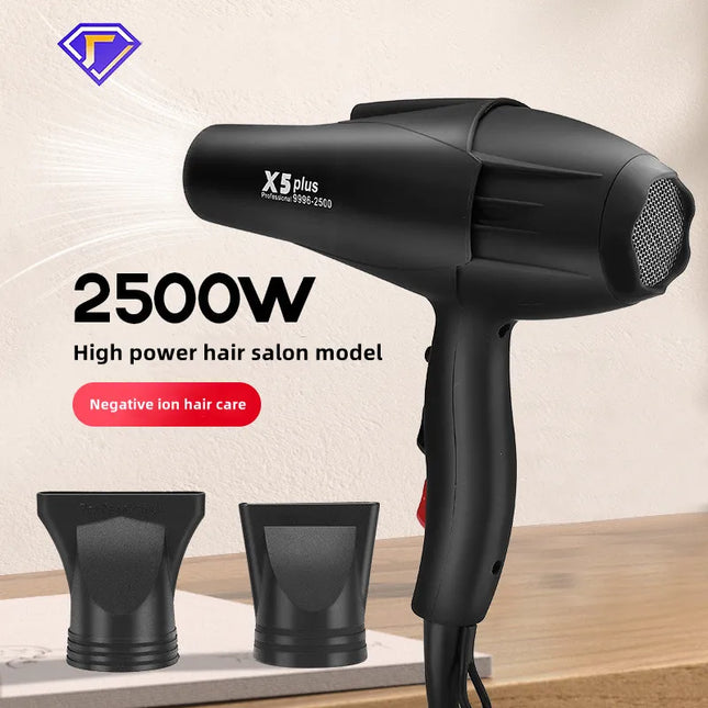 X5/X6 Plus New Negative Ion Hair Dryer 2400W High Power Strong Wind Speed Dryer Home Electric Hair Dryer Gift Box Packaging