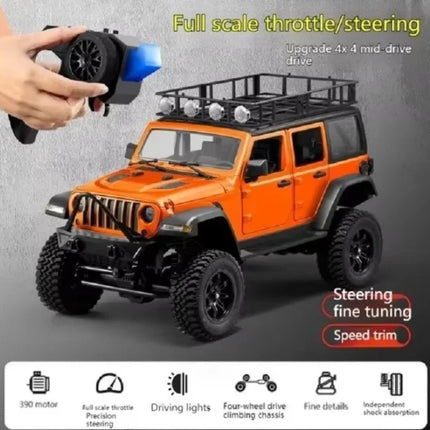  MN128 Full Scale RC CAR Model Remote Control Car Wrangler Jeep 4WD Climbing Car Simulation Off Road Vehicle Toy