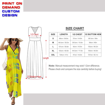 Custom Dress Print On Demand Party Sexy Girls Cartoon Image Design Women Uniforms Matching Clothes Customized DIY Dropshipping