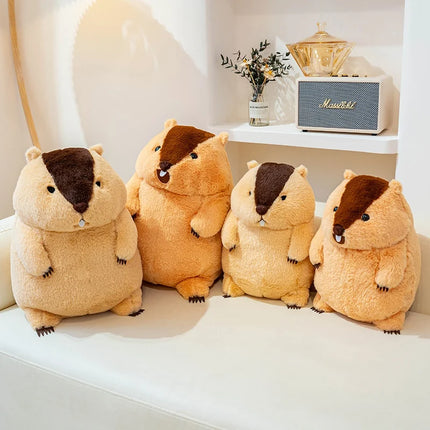 35/40CM Kawaii Cartoon Simulation Anime Groundhog Stuffed Animal Plush Toy Children's Lovely Groundhog Handmade Doll Gift