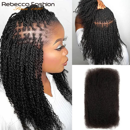 Afro Kinky Bulk Human Hair For Braiding QVR Remy Bulk Hair No Attachment, Soft & Lightweight, Perfect for Boho Box Braids Twists