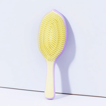 1pcs leaf shaped fine toothed comb hair brush, fluffy skull top non knotted air cushion comb,Special for real hair wigs