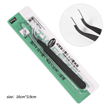 14.6cm Long Multi-function Double Sided Tweezers Silicone Pressing Head Nail Tweezers Sticker Rhinestones Picker Manicure Tools