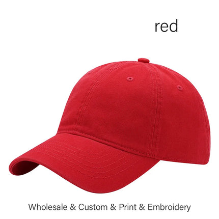 SLECKTON Custom Baseball Cap Fashion Letter Embroidery Sun Hats for Women and Men Cotton Design LOGO Wholesale Unisex Caps