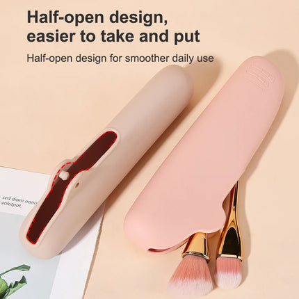 1Pcs Makeup Sponge Holder Eco-Friendly Silicone Multi-hole Beauty Egg Storage Case Travel Protable Cosmetic Puff Holder Box