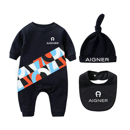 Long sleeved baby jumpsuit 0-12 months, 100% pure cotton, hot selling new baby boy jumpsuit, baby jumpsuit set