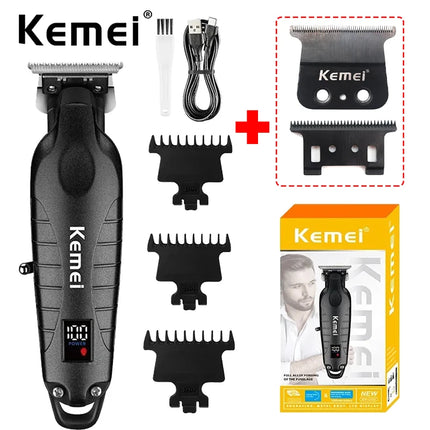 Kemei New Professional Cutting Machine Electric Shaver Hair Trimmers with LCD Display Men's Hair Clipper KM-2290 KM-2293 KM-T95